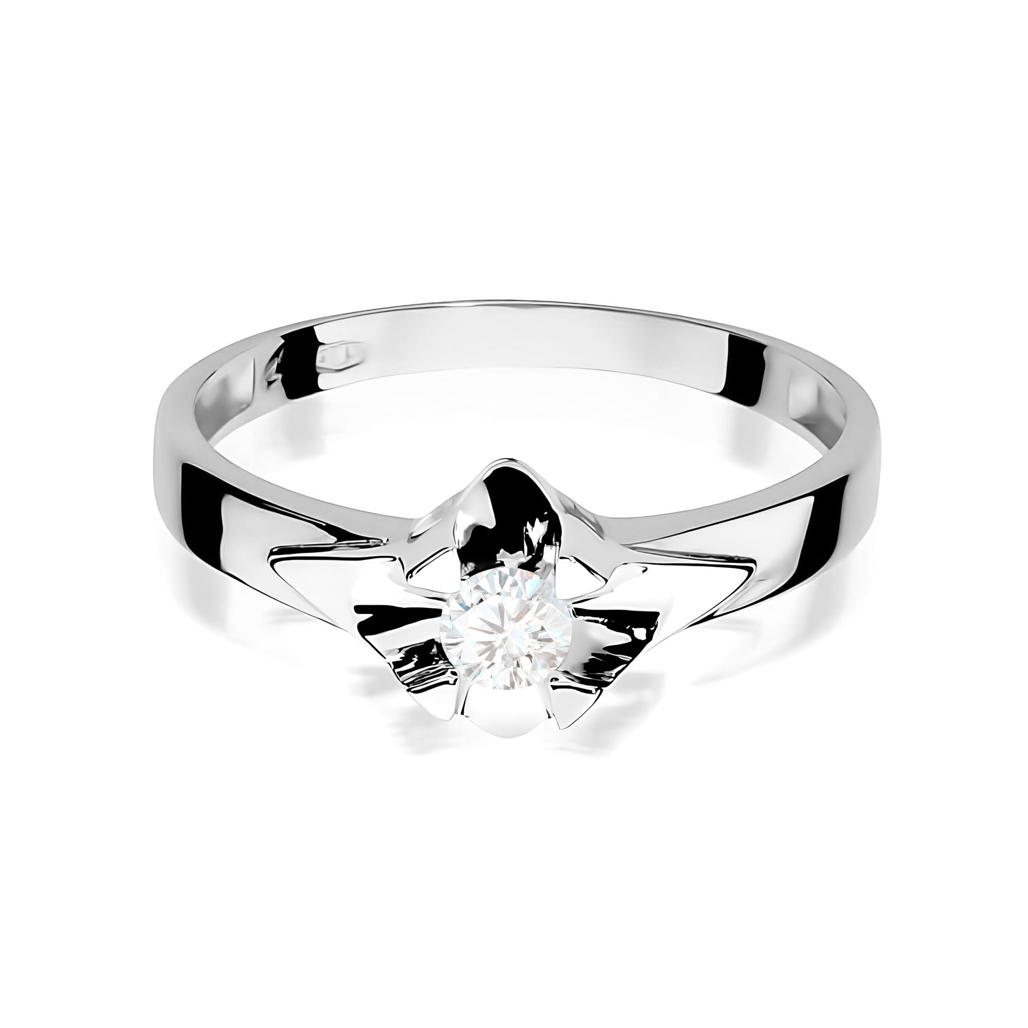 Inel Aur 9K cu Diamant Natural 0.23 ct