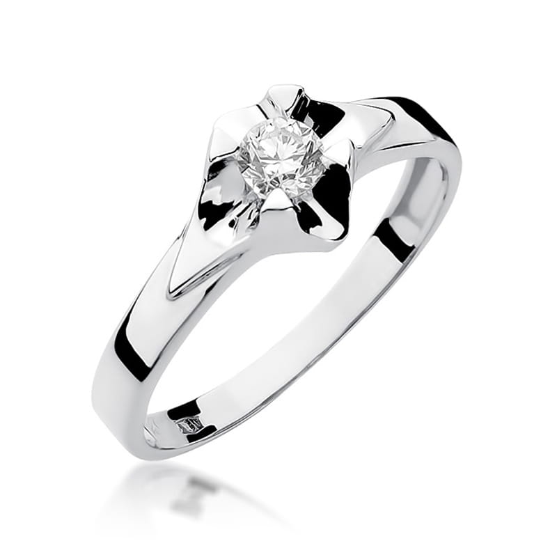 Inel Aur 9K cu Diamant Natural 0.30 ct