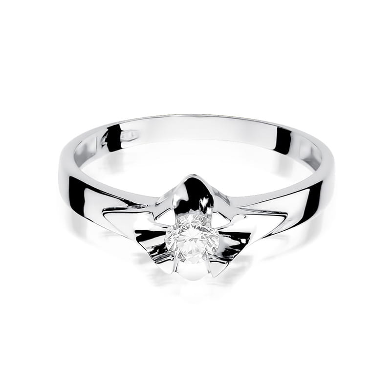 Inel Aur 9K cu Diamant Natural 0.30 ct