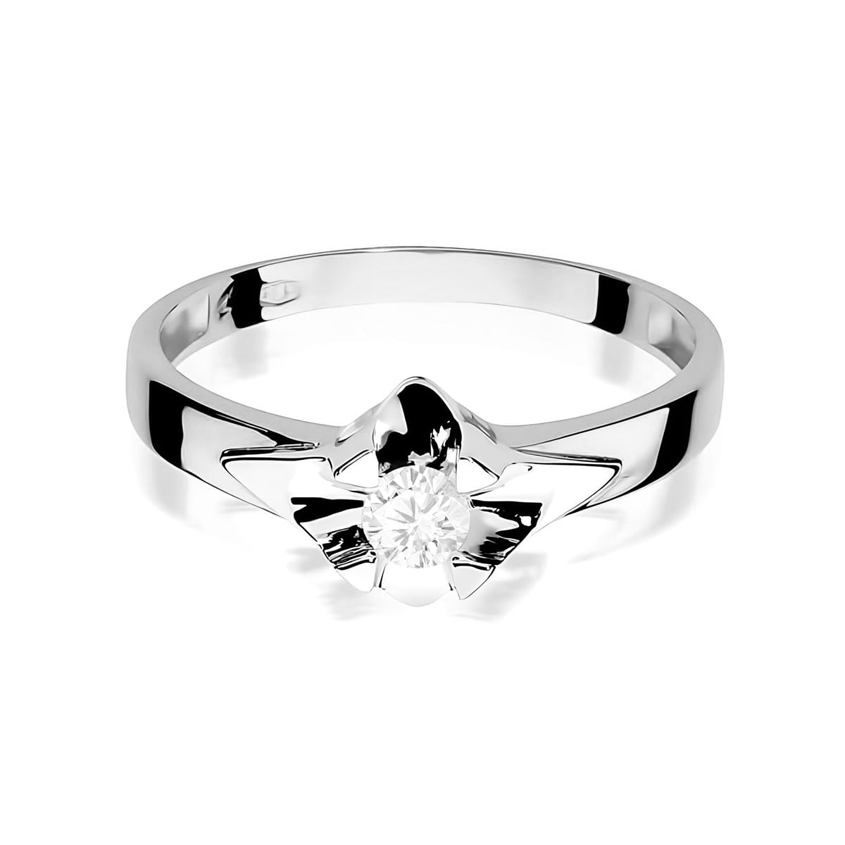 Inel Aur 9K cu Diamant de Laborator 0.25 ct
