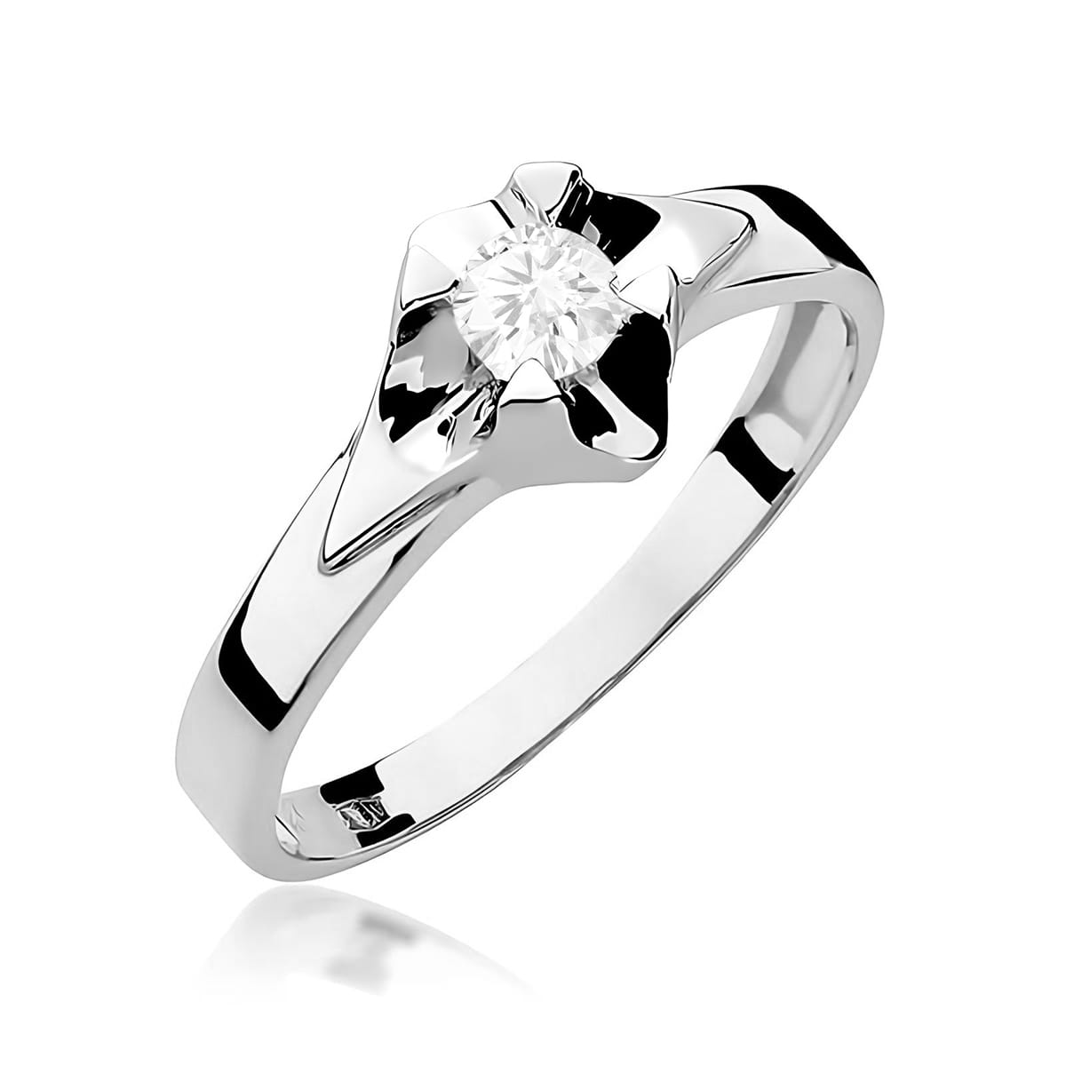 Inel Aur 9K cu Diamant de Laborator 0.30 ct