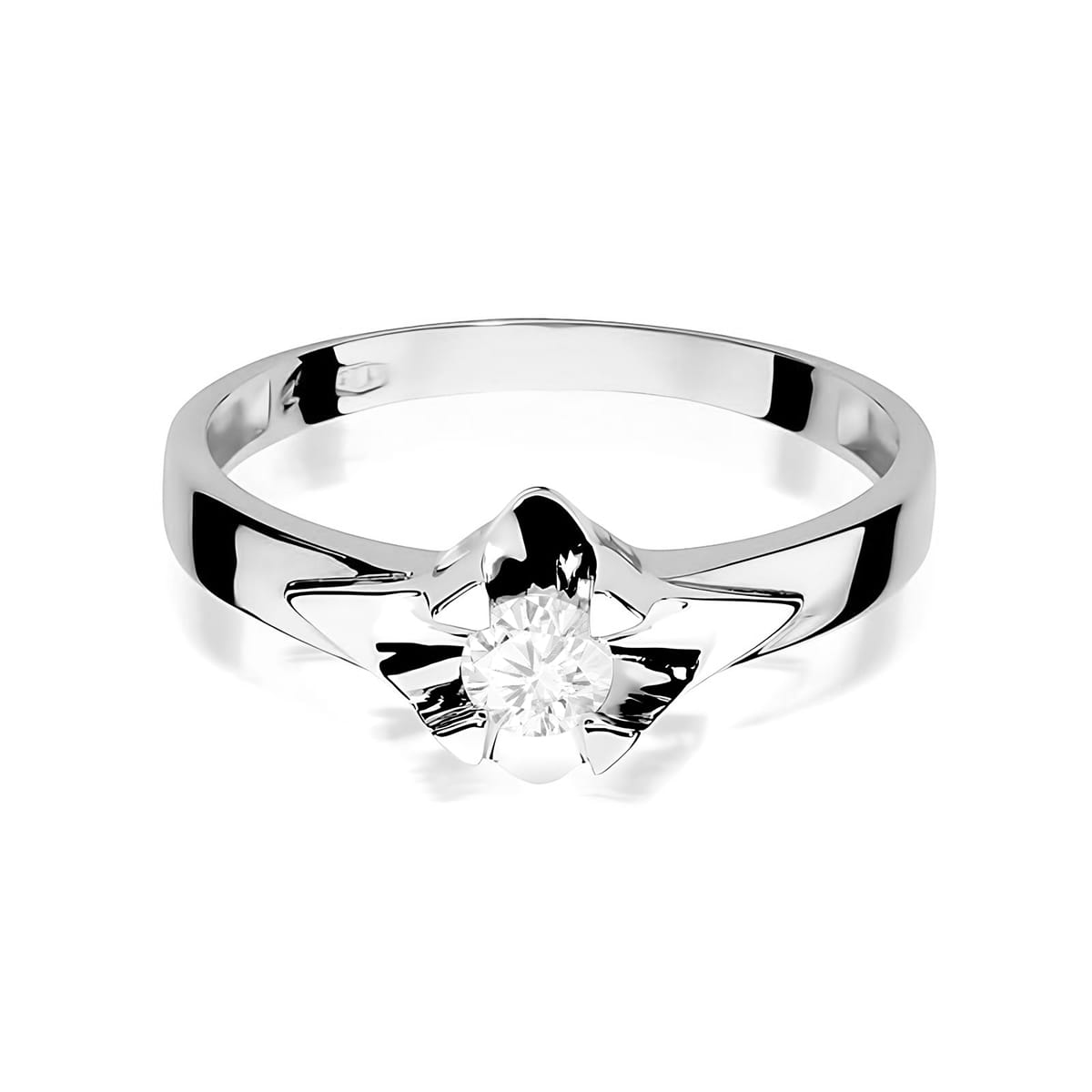 Inel Aur 9K cu Diamant de Laborator 0.30 ct