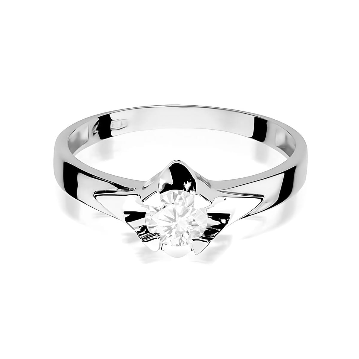 Inel Aur 9K cu Diamant de Laborator 0.50 ct