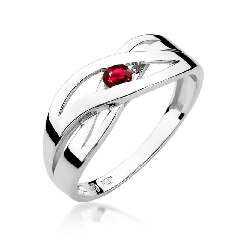 Inel Aur 9K cu Rubin 0.15 ct