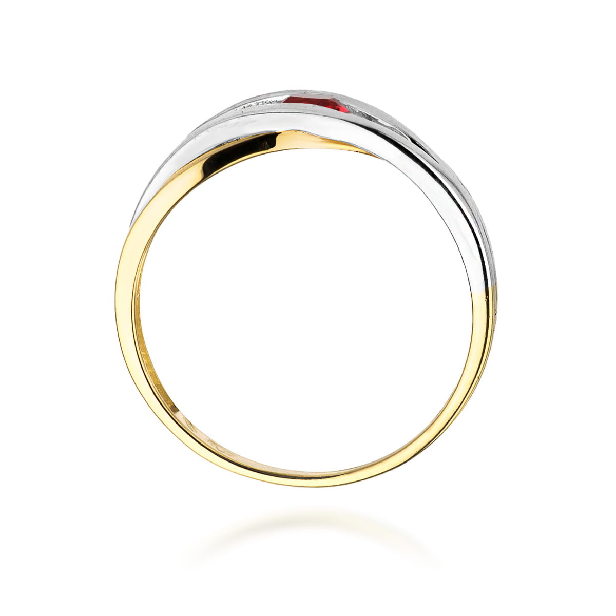 Inel Aur 9K cu Rubin 0.15 ct