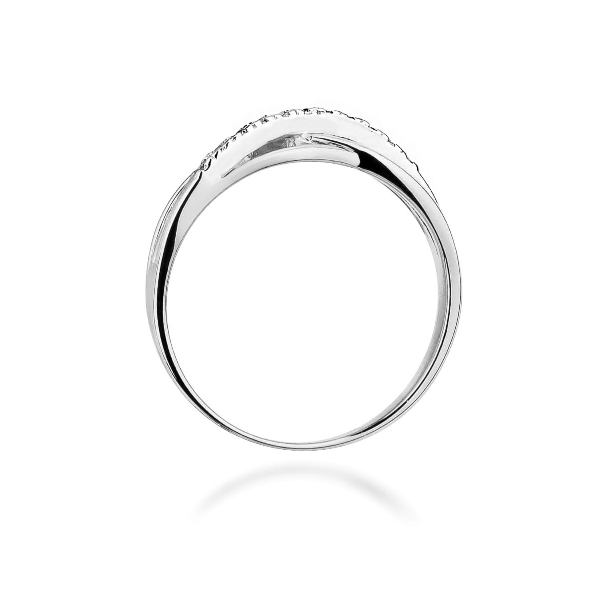 Inel Aur 9K cu Diamante Naturale 0.10 ct