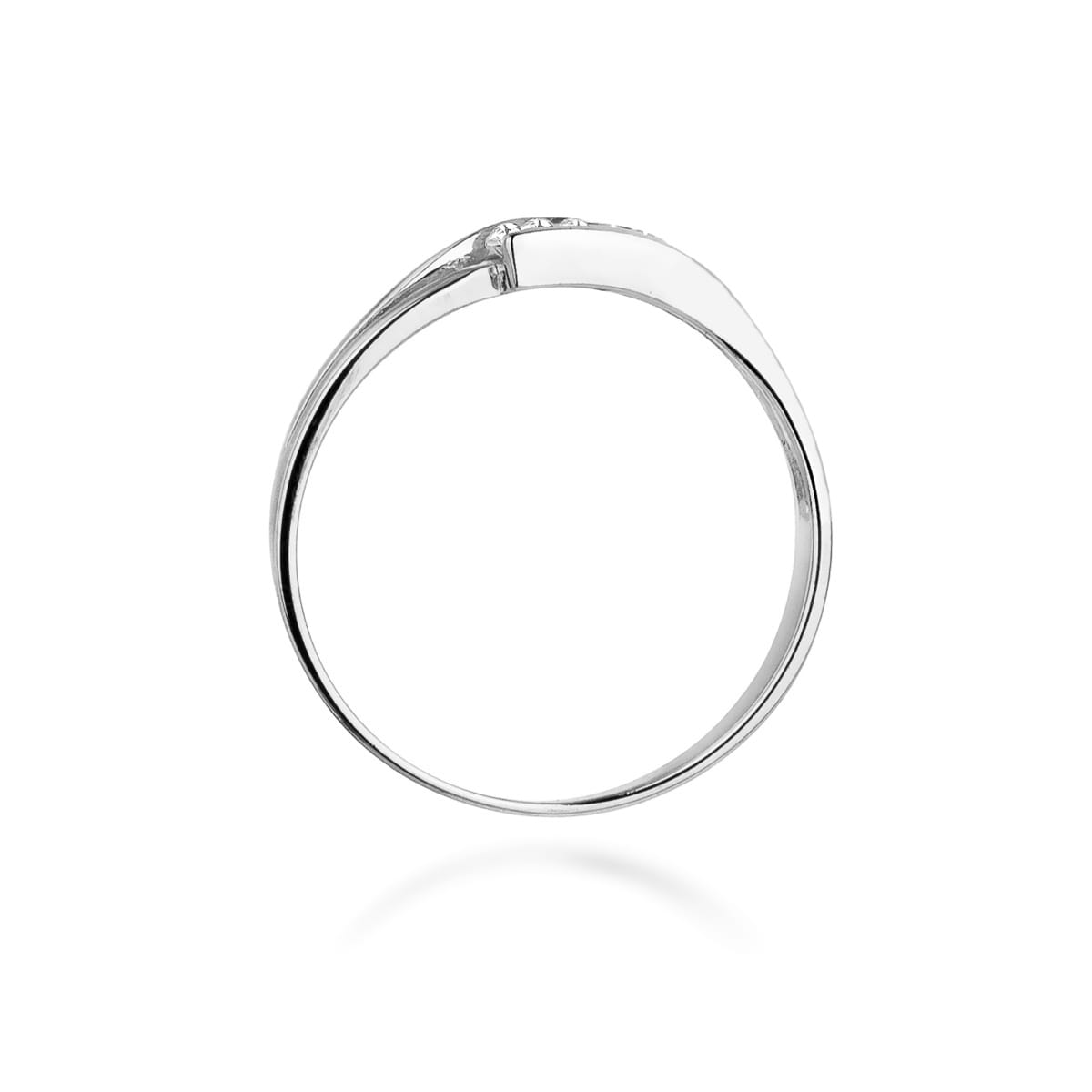 Inel Aur 9K cu Diamante Naturale 0.12 ct