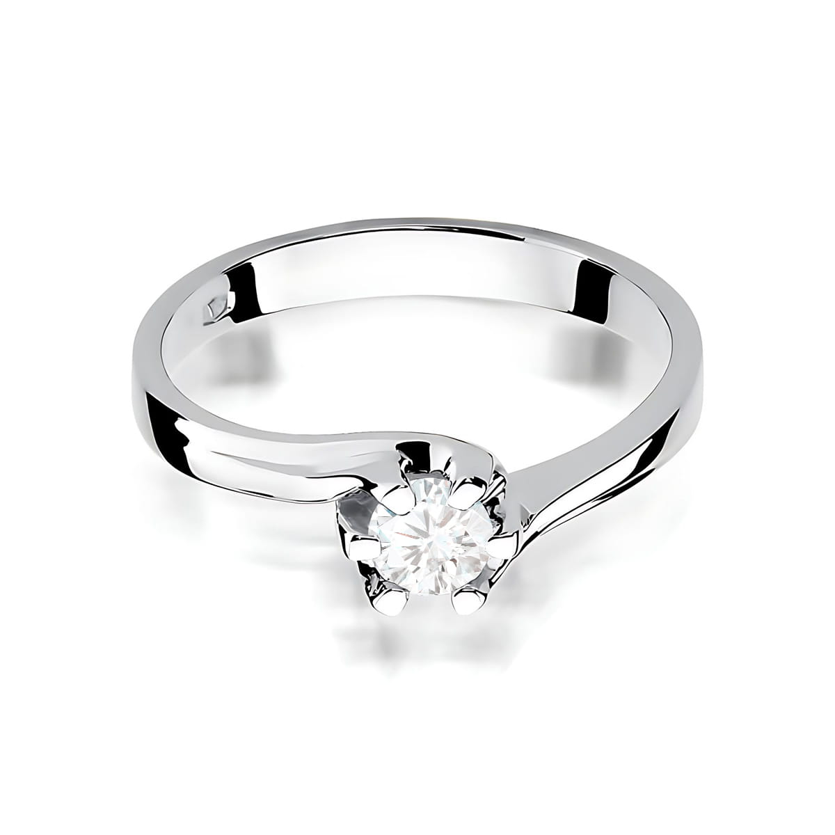 Inel Aur 9K cu Diamant Natural 0.30 ct