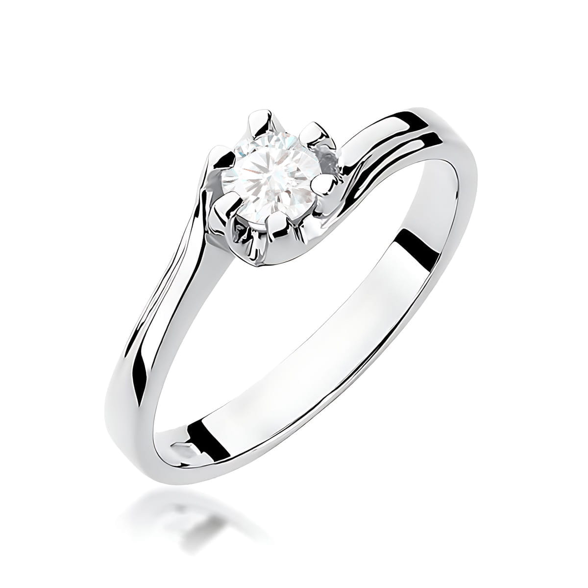 Inel Aur 9K cu Diamant de Laborator 0.30 ct