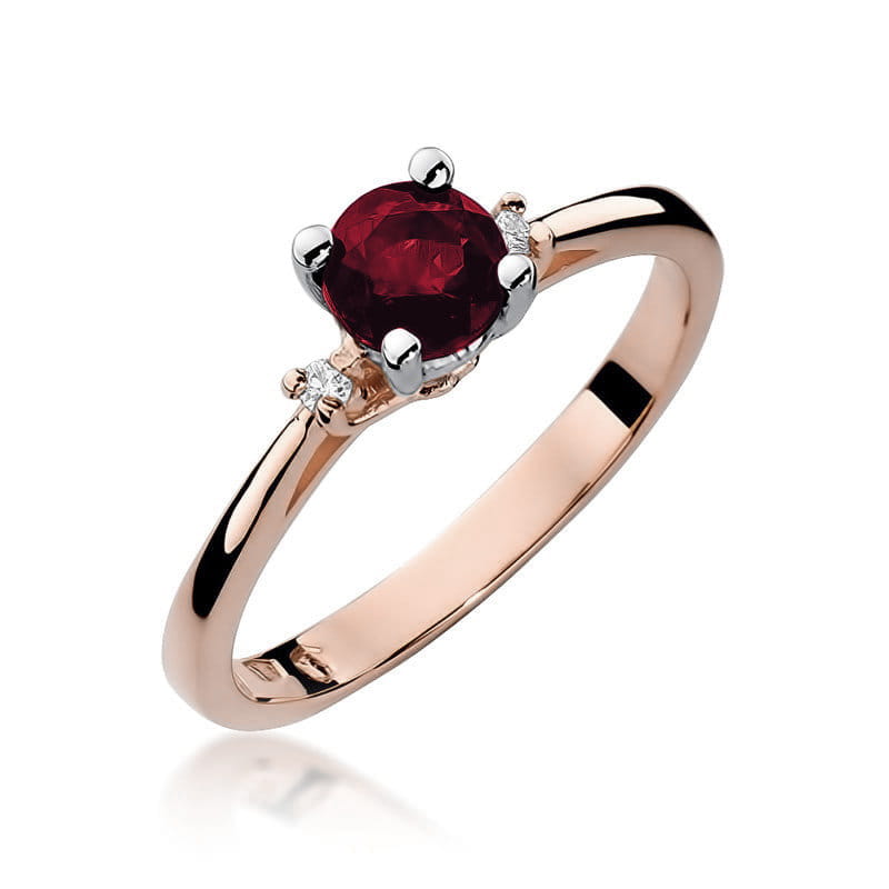 Inel Aur 14K cu Garnet 0.60 ct