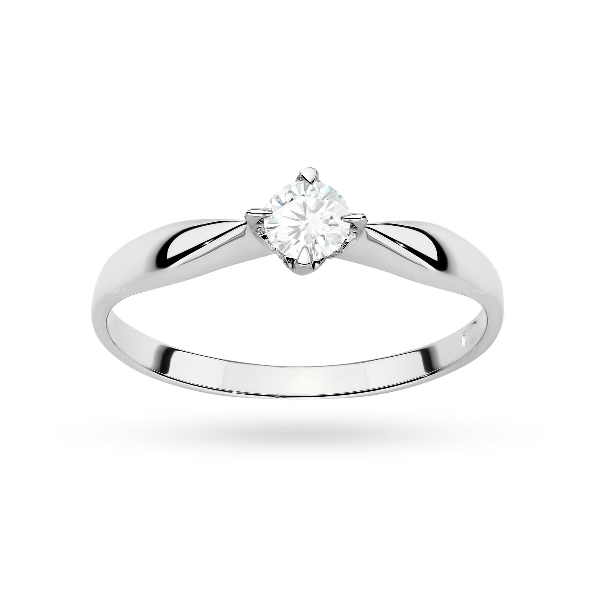 Inel Aur 9K cu Diamant de Laborator 0.15 ct