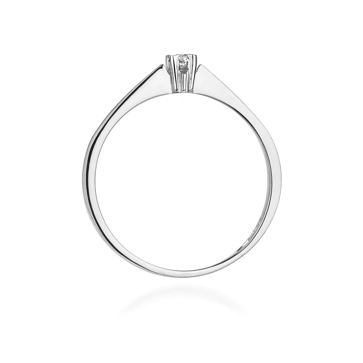 Inel Aur 9K cu Diamant Natural 0.03 ct