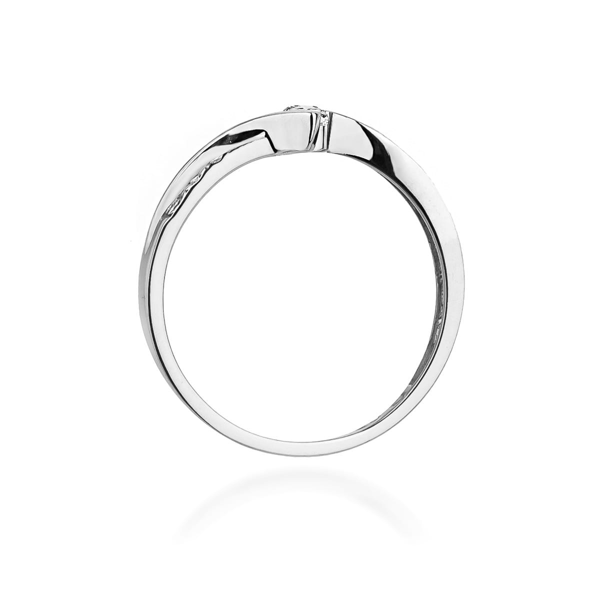 Inel Aur 9K cu Diamante Naturale 0.16 ct