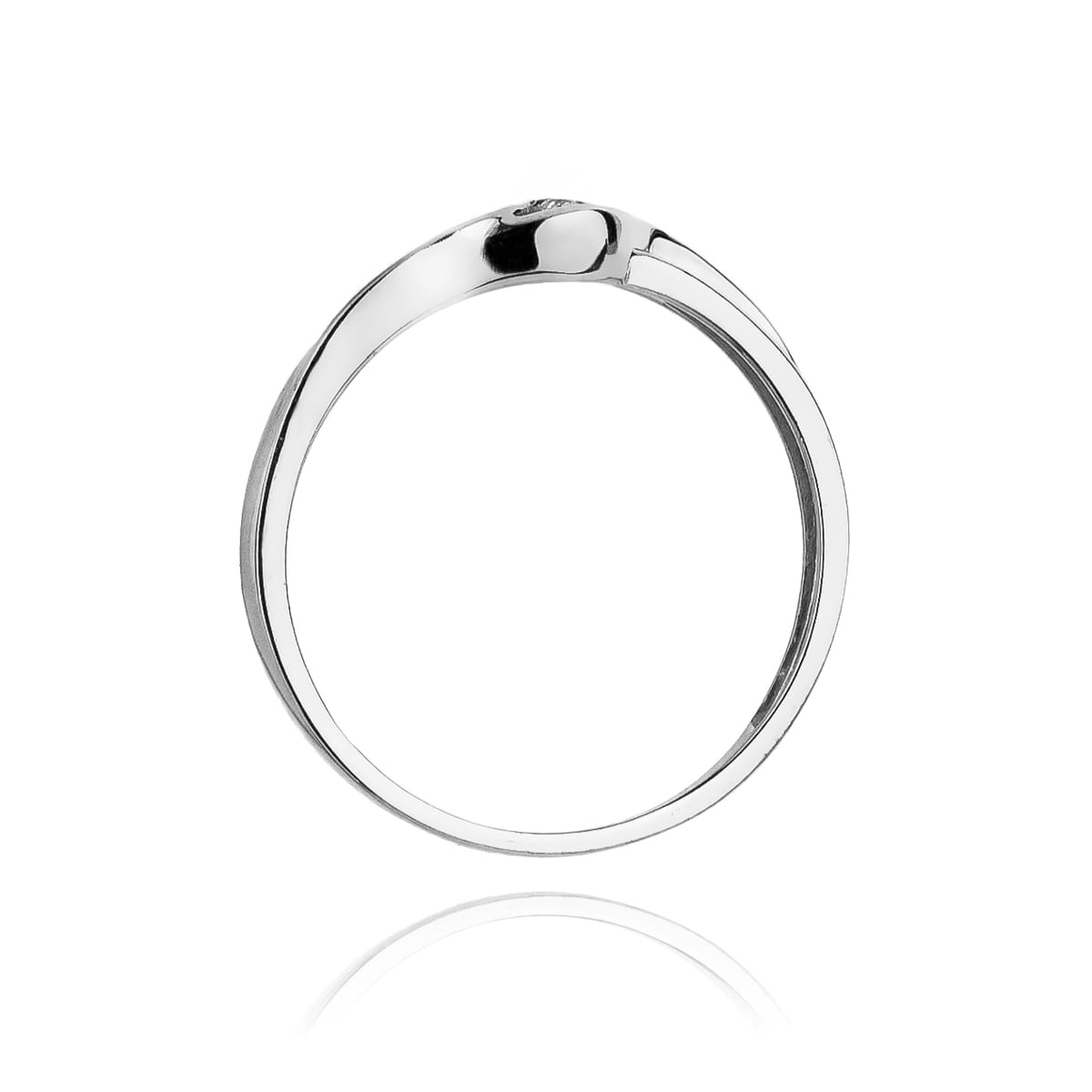 Inel Aur 9K cu Diamant Natural 0.04 ct
