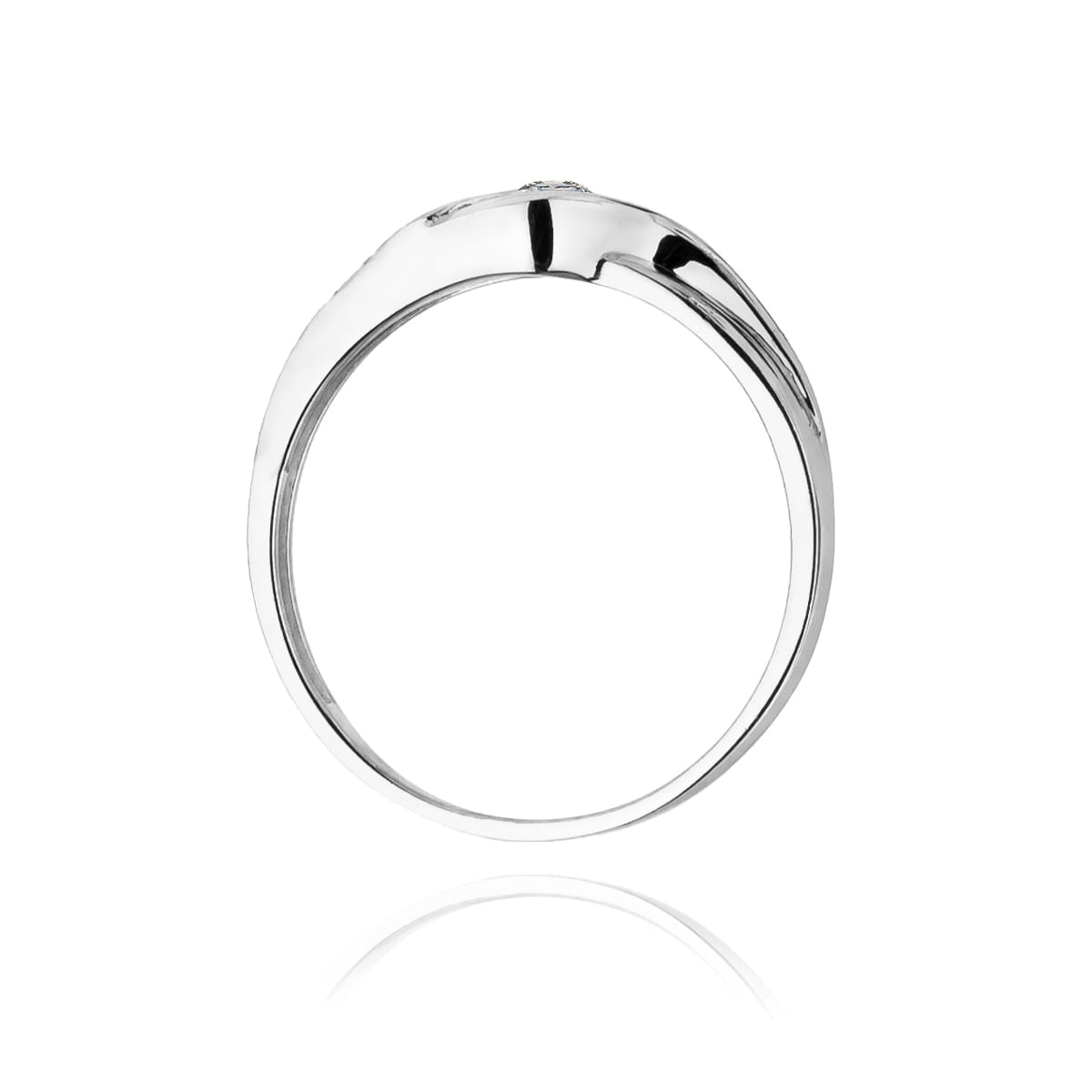 Inel Aur 9K cu Diamant Natural 0.10 ct