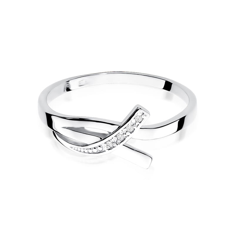 Inel Aur 9K cu Diamante Naturale 0.02 ct