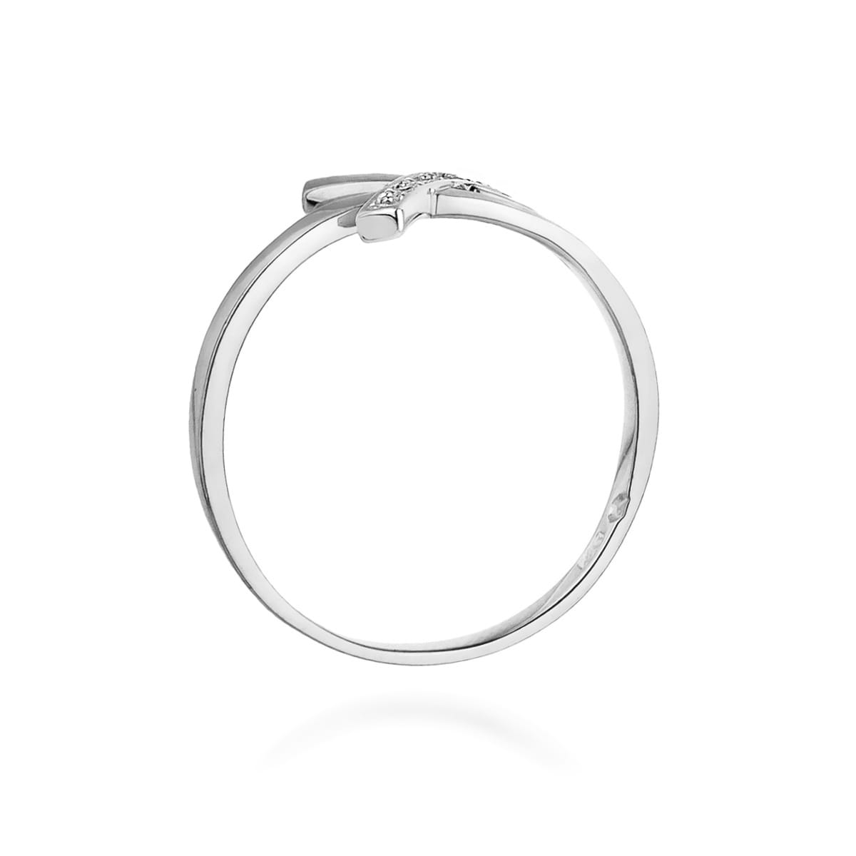 Inel Aur 9K cu Diamante Naturale 0.02 ct