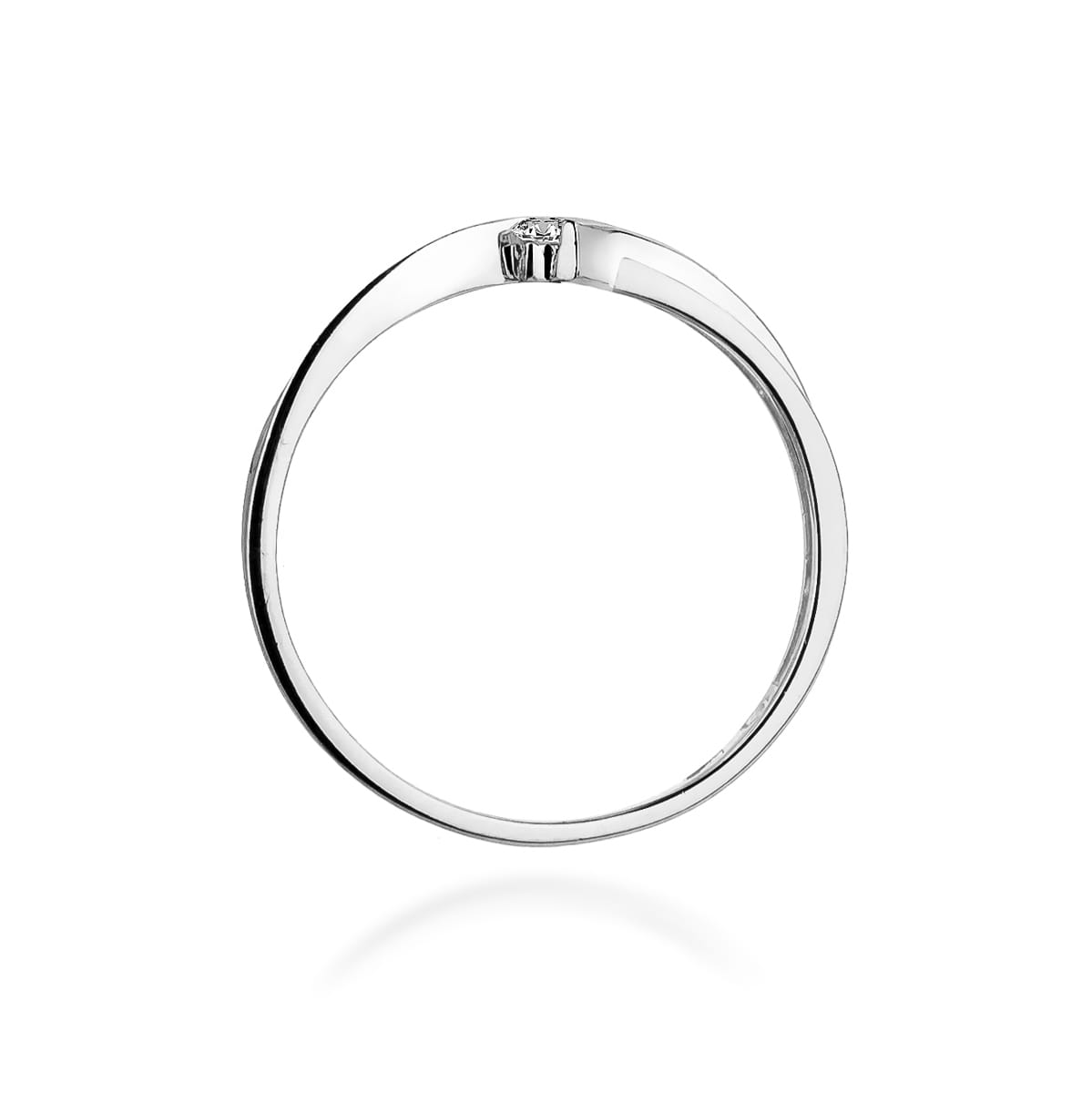 Inel Aur 9K cu Diamant Natural 0.04 ct