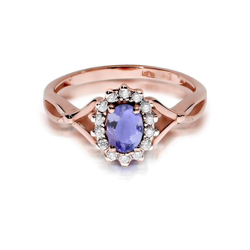 Inel Aur 14K W0182 Tanzanit 0.40ct