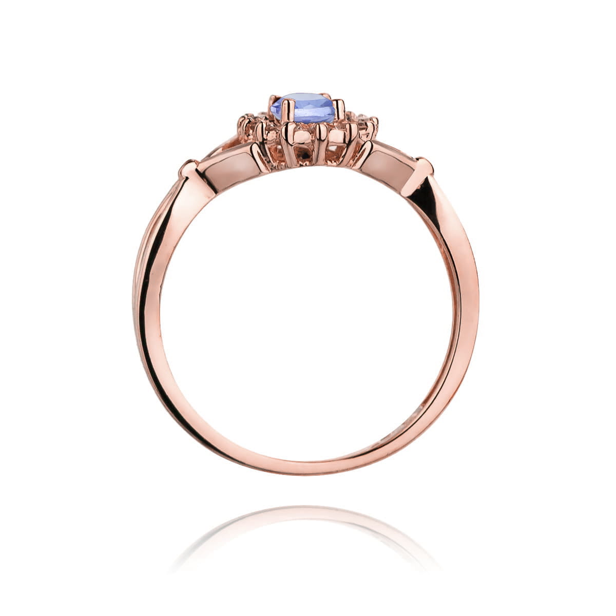 Inel Aur 14K W0182 Tanzanit 0.40ct
