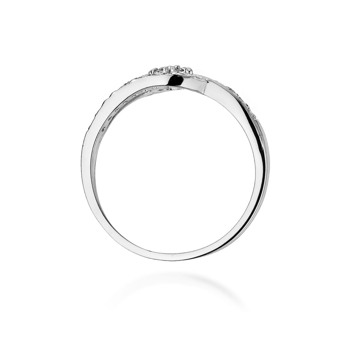 Inel Aur 9K cu Diamante Naturale 0.17 ct