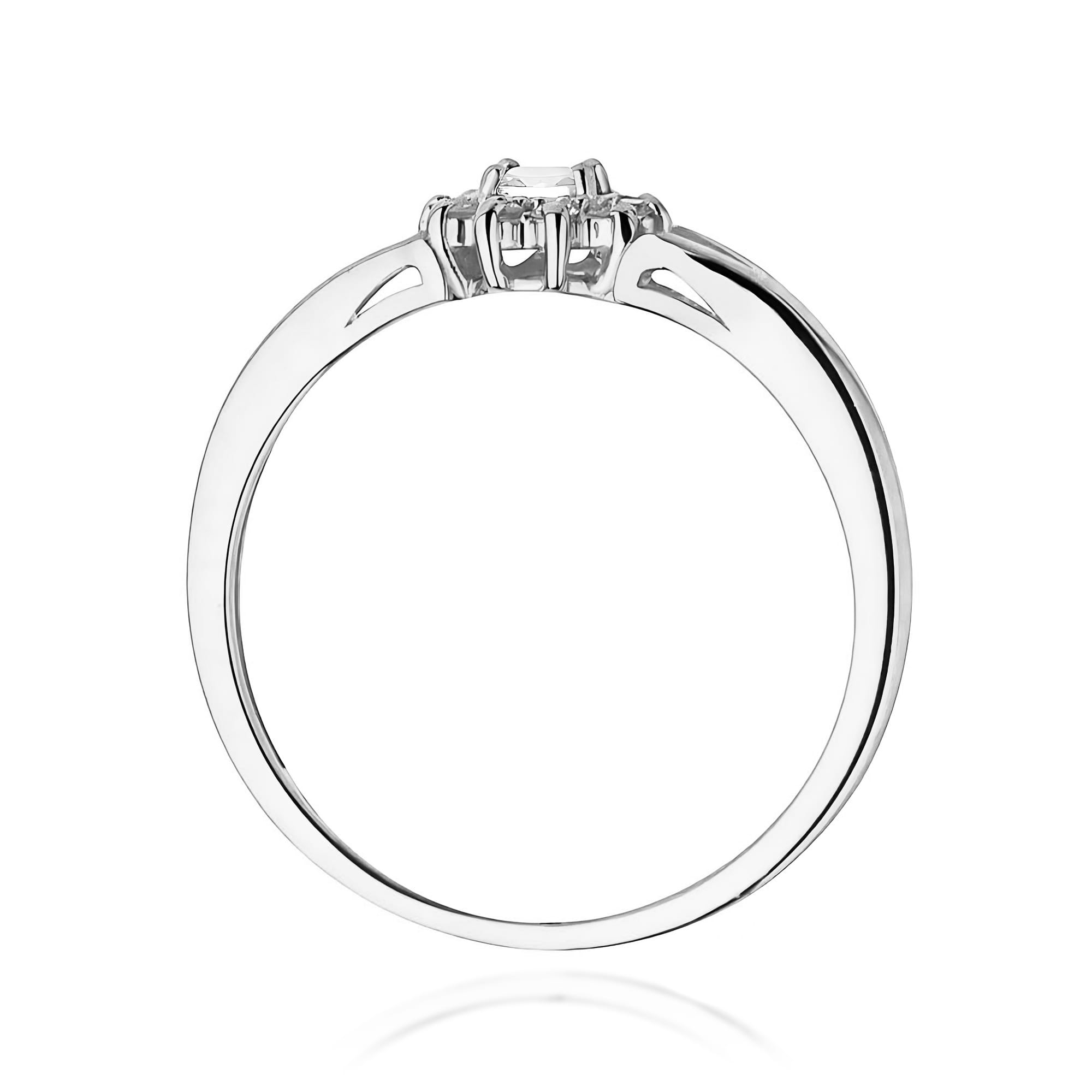 Inel Aur 9K cu Diamante Naturale 0.19 ct