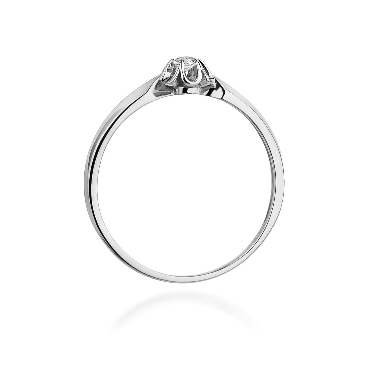 Inel Aur 9K cu Diamant Natural 0.04 ct