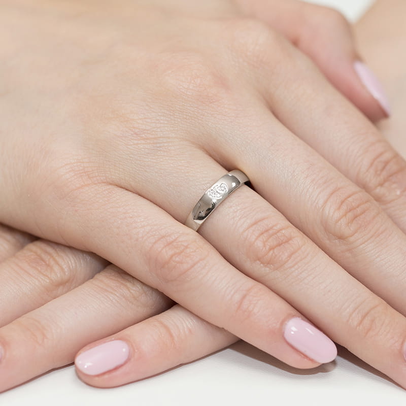 Inel Aur 9K cu Diamante Naturale 0.02 ct