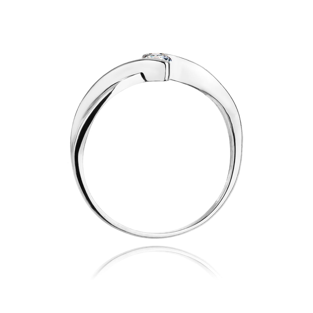 Inel Aur 9K cu Diamant Natural 0.08 ct