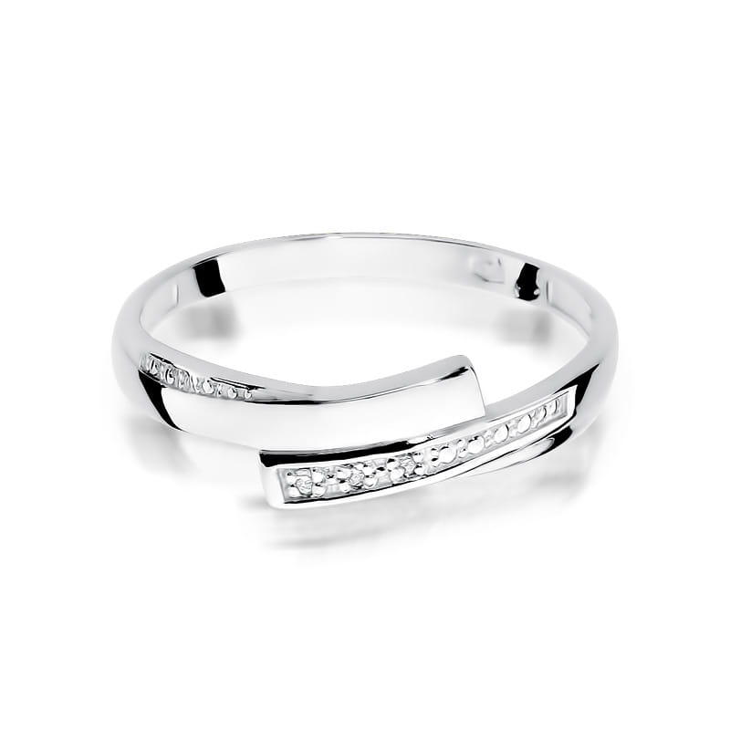 Inel Aur 9K cu Diamante Naturale 0.02 ct