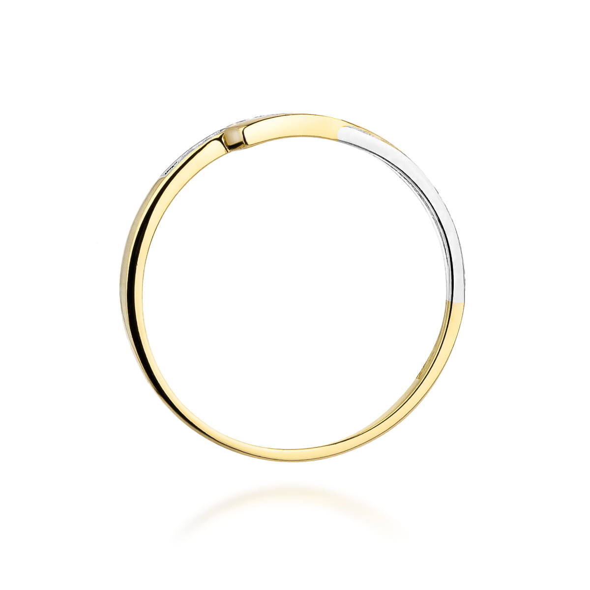 Inel Aur 9K cu Diamante Naturale 0.02 ct