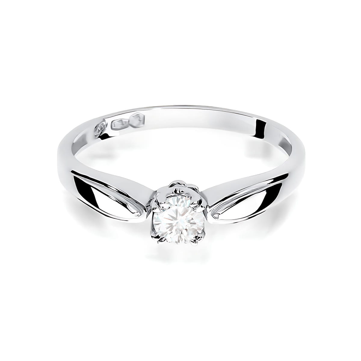 Inel Aur 9K cu Diamant de Laborator 0.25 ct
