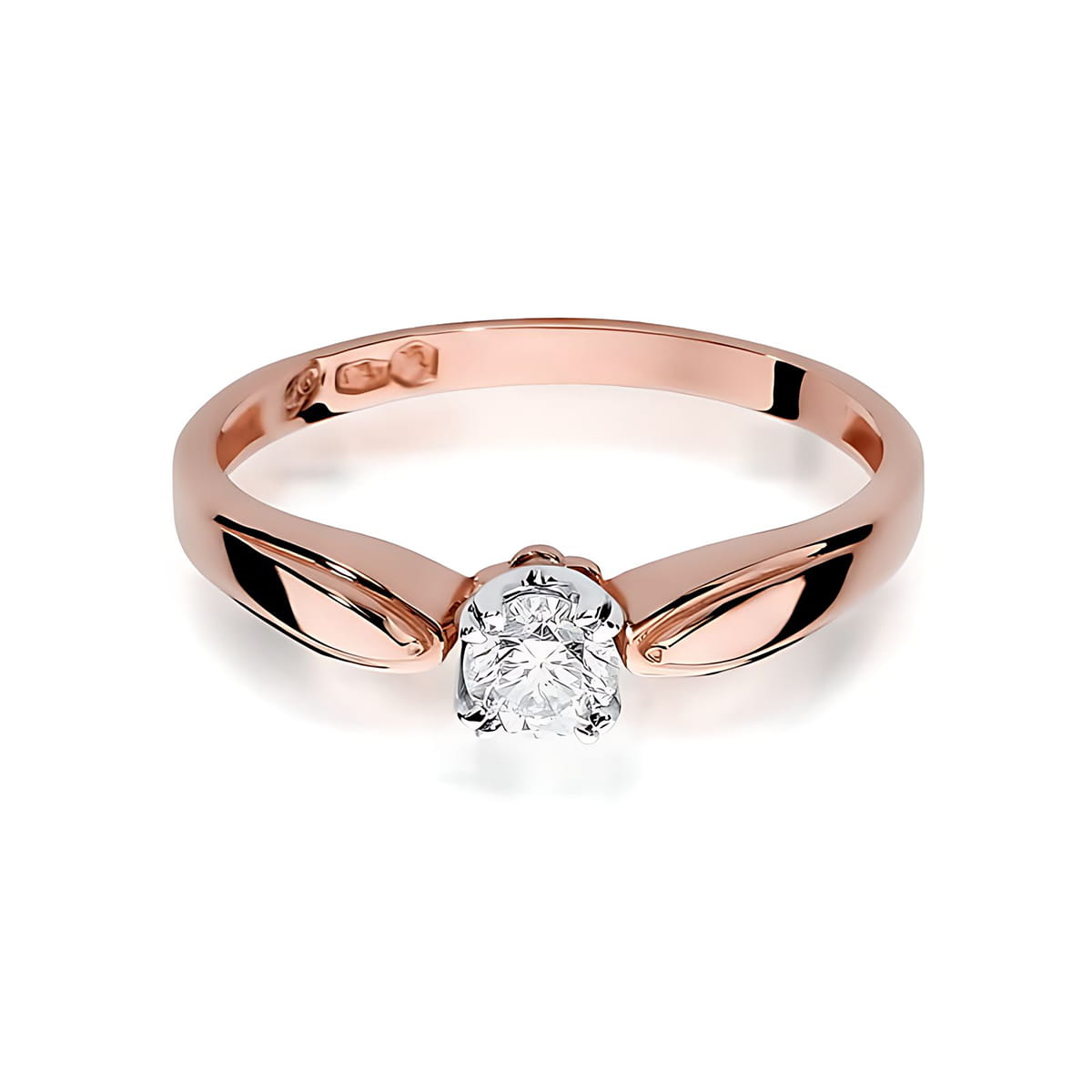 Inel Aur 14K W197 Diamant Laborator 0.25ct