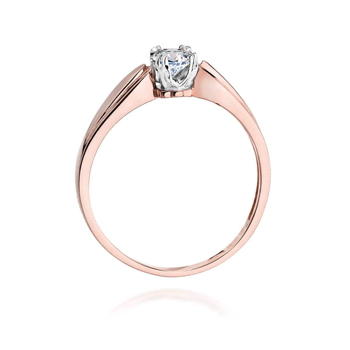Inel Aur 14K W197 Diamant Laborator 0.25ct