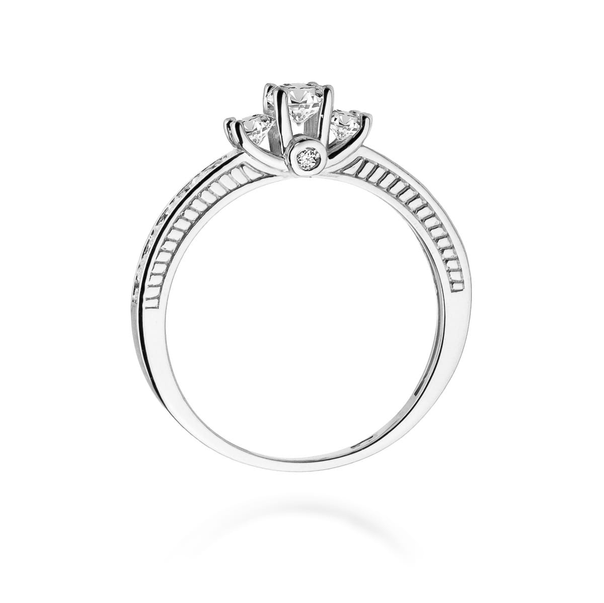 Inel Aur 9K cu Diamante Naturale 0.42 ct