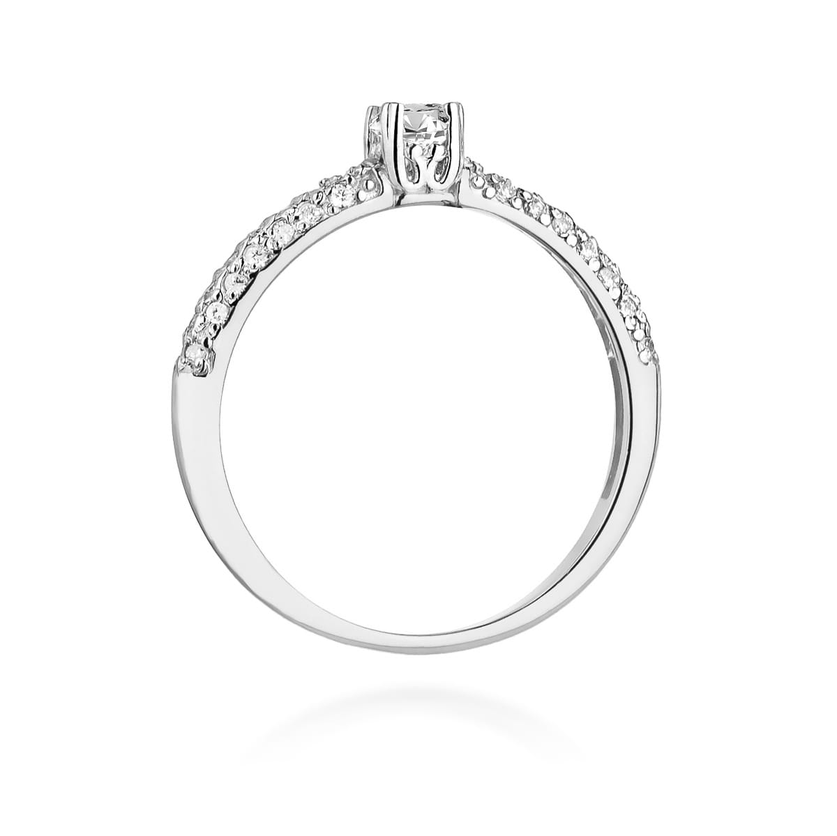 Inel Aur 9K cu Diamante Naturale 0.36 ct