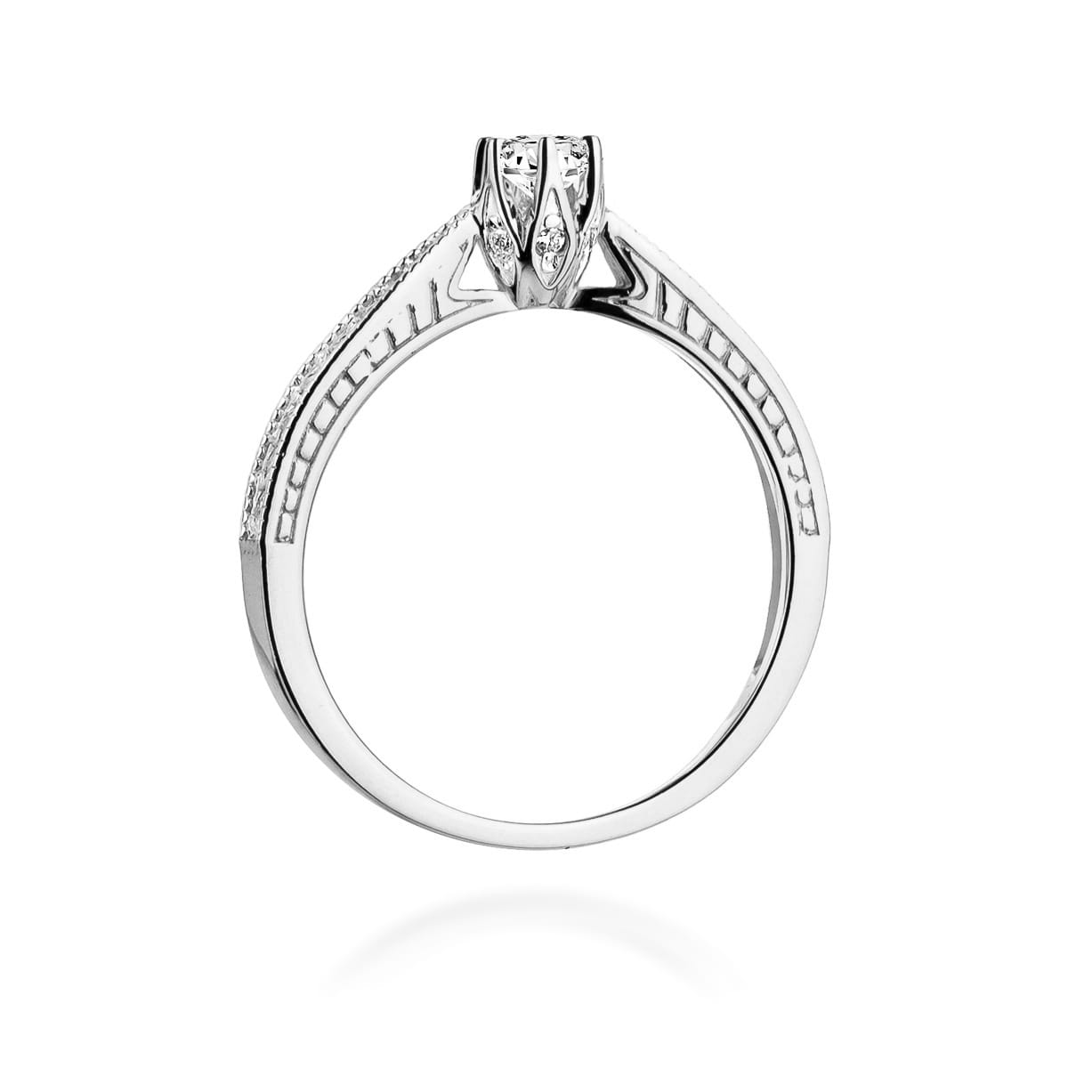 Inel Aur 9K cu Diamante Naturale 0.30 ct