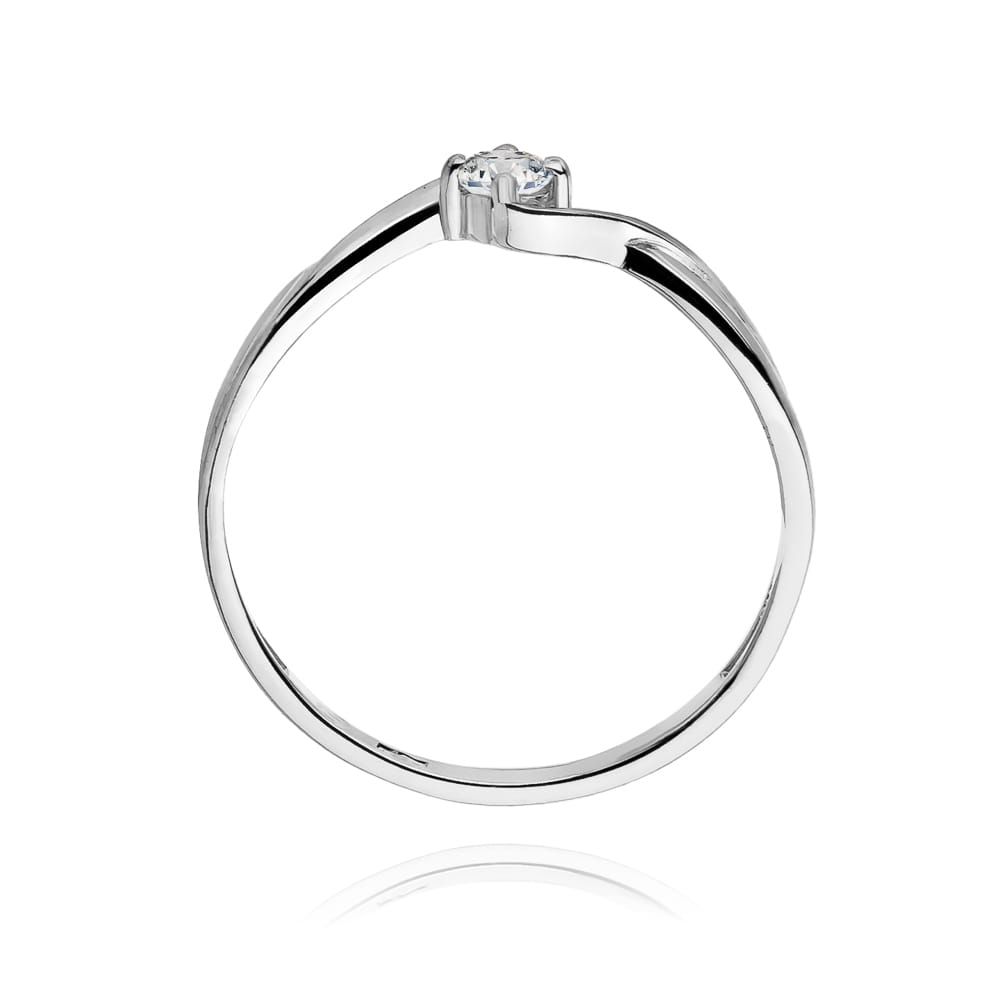 Inel Aur 9K cu Diamant Natural 0.10 ct
