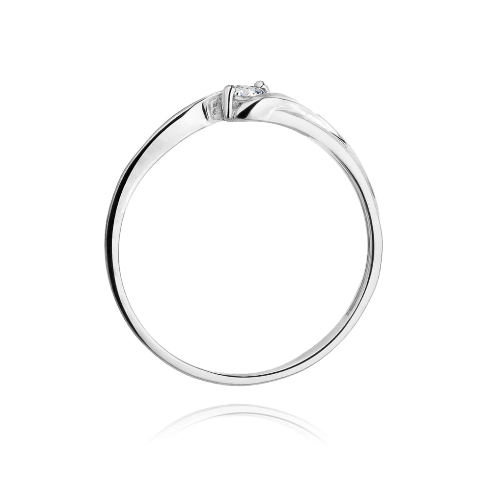 Inel Aur 9K cu Diamant Natural 0.10 ct
