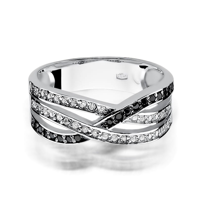 Inel Aur 9K cu Diamante Naturale 0.18 ct