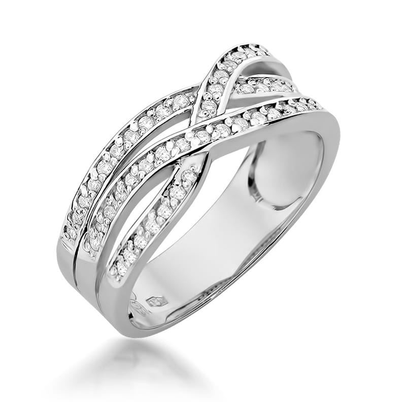 Inel Aur 9K cu Diamante Naturale 0.27 ct