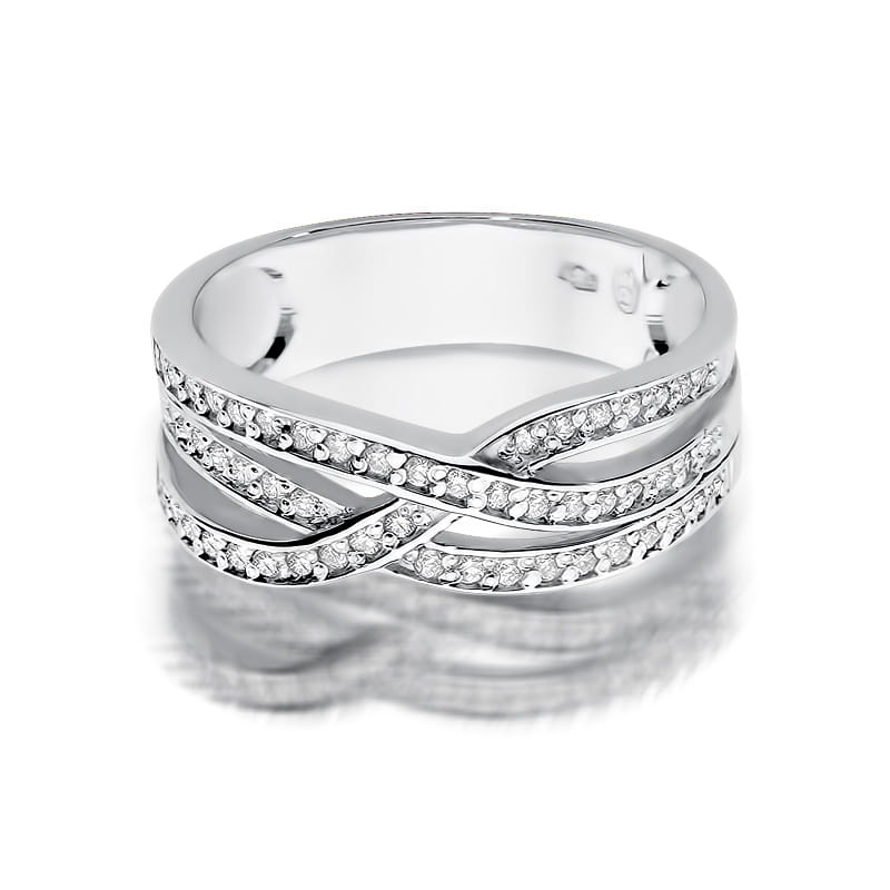 Inel Aur 9K cu Diamante Naturale 0.27 ct