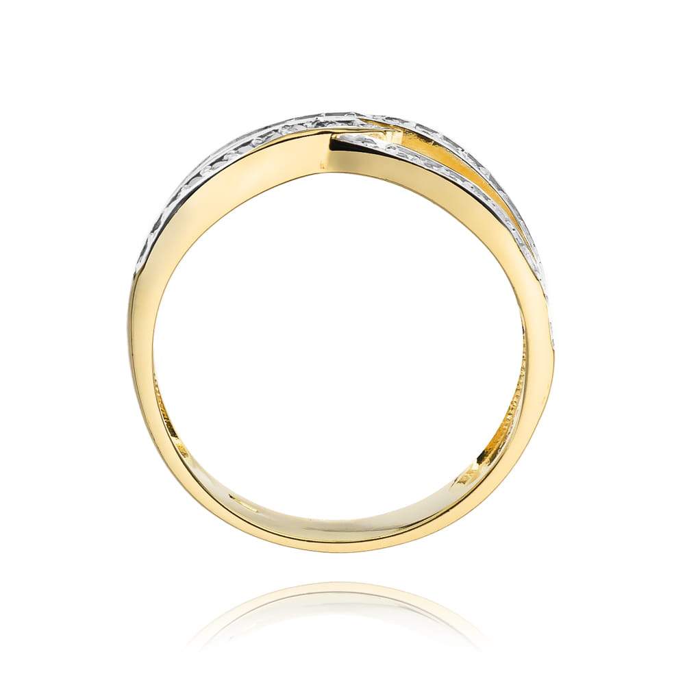 Inel Aur 9K cu Diamante Naturale 0.27 ct