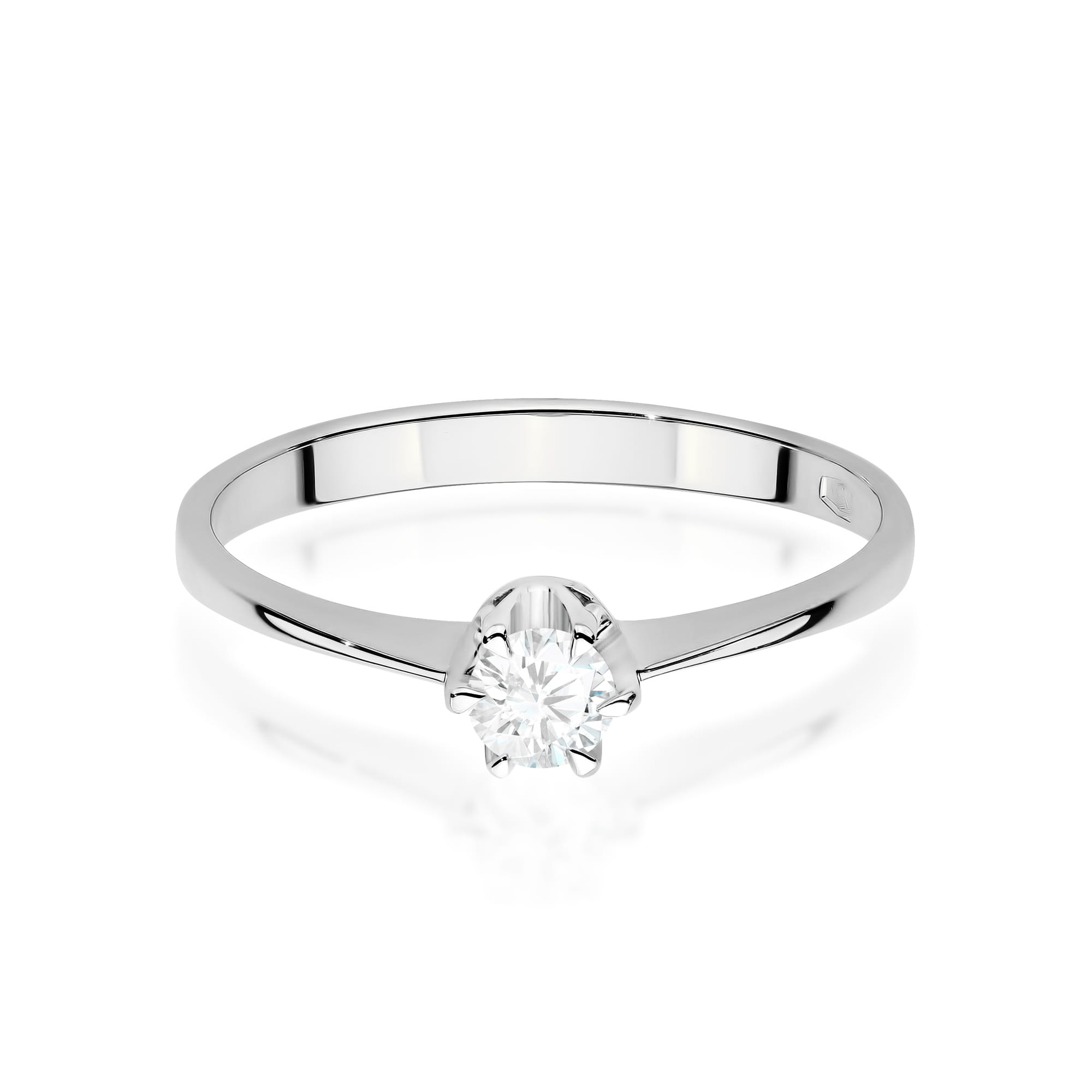 Inel Aur 9K cu Diamant Natural 0.20 ct
