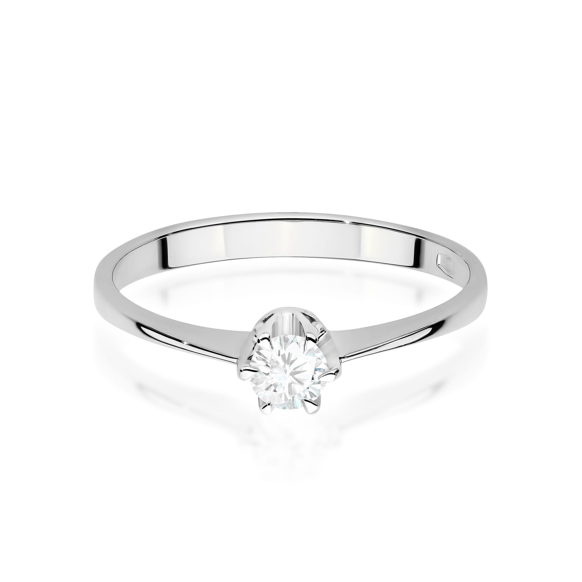 Inel Aur 9K cu Diamant de Laborator 0.20 ct