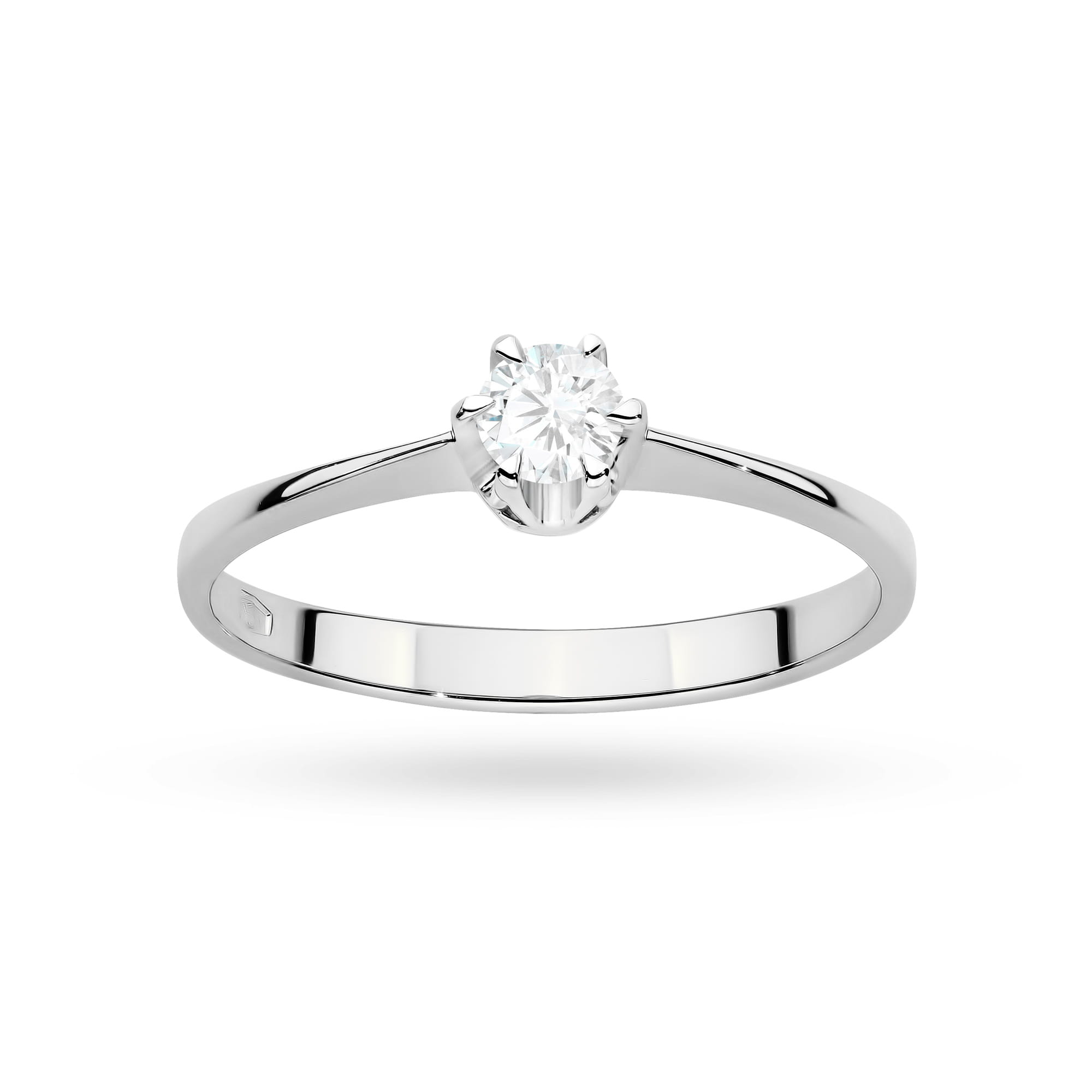 Inel Aur 9K cu Diamant de Laborator 0.20 ct