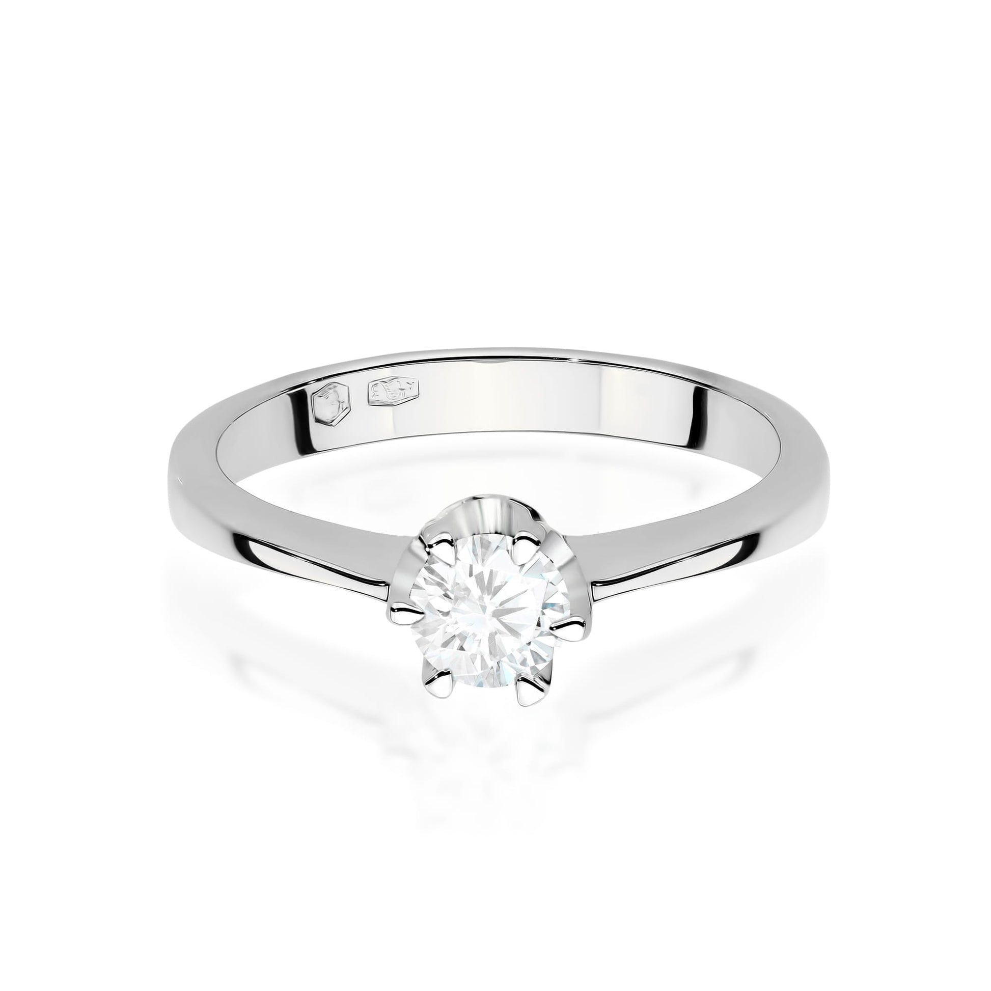 Inel Aur 9K cu Diamant de Laborator 0.25 ct