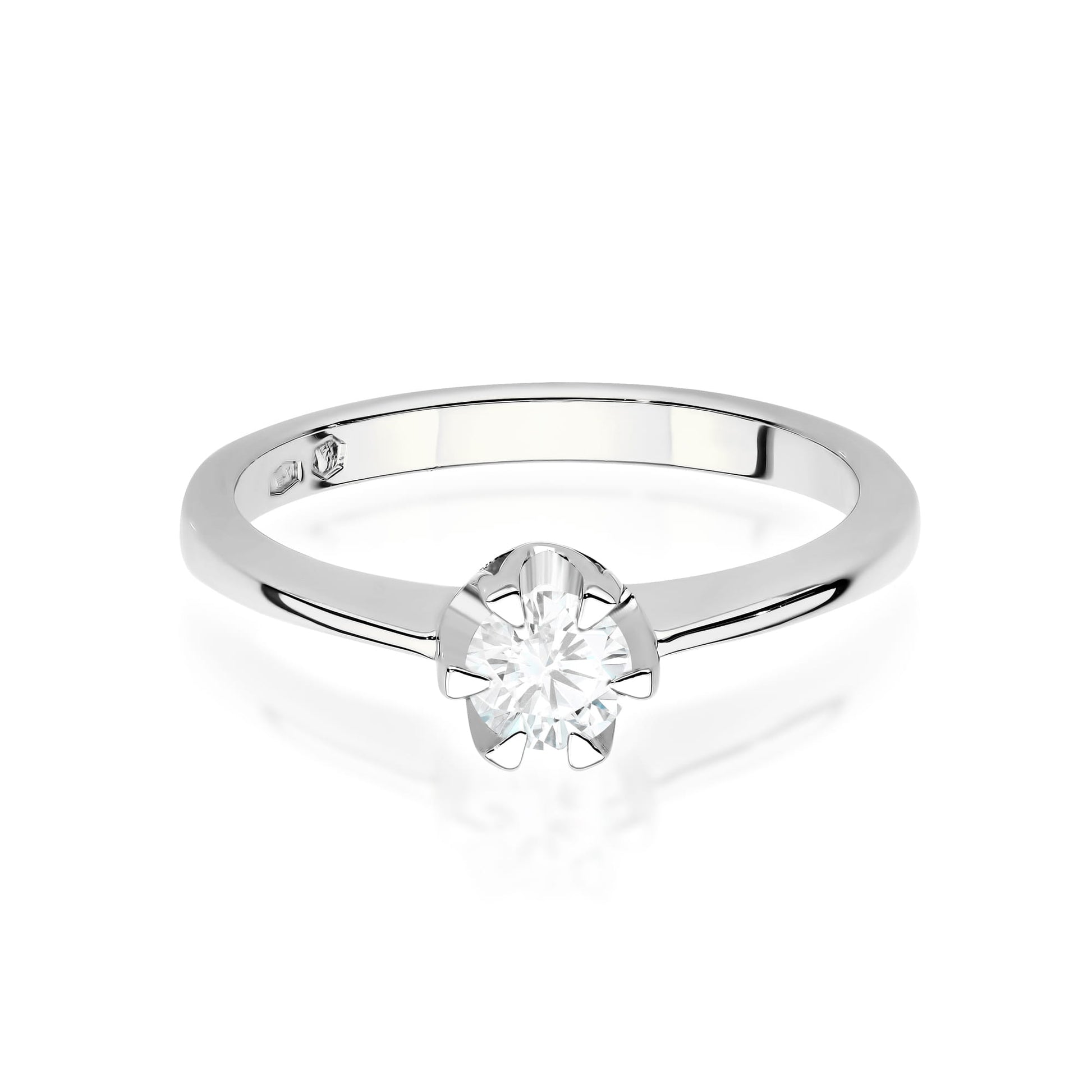 Inel Aur 9K cu Diamant de Laborator 0.40 ct