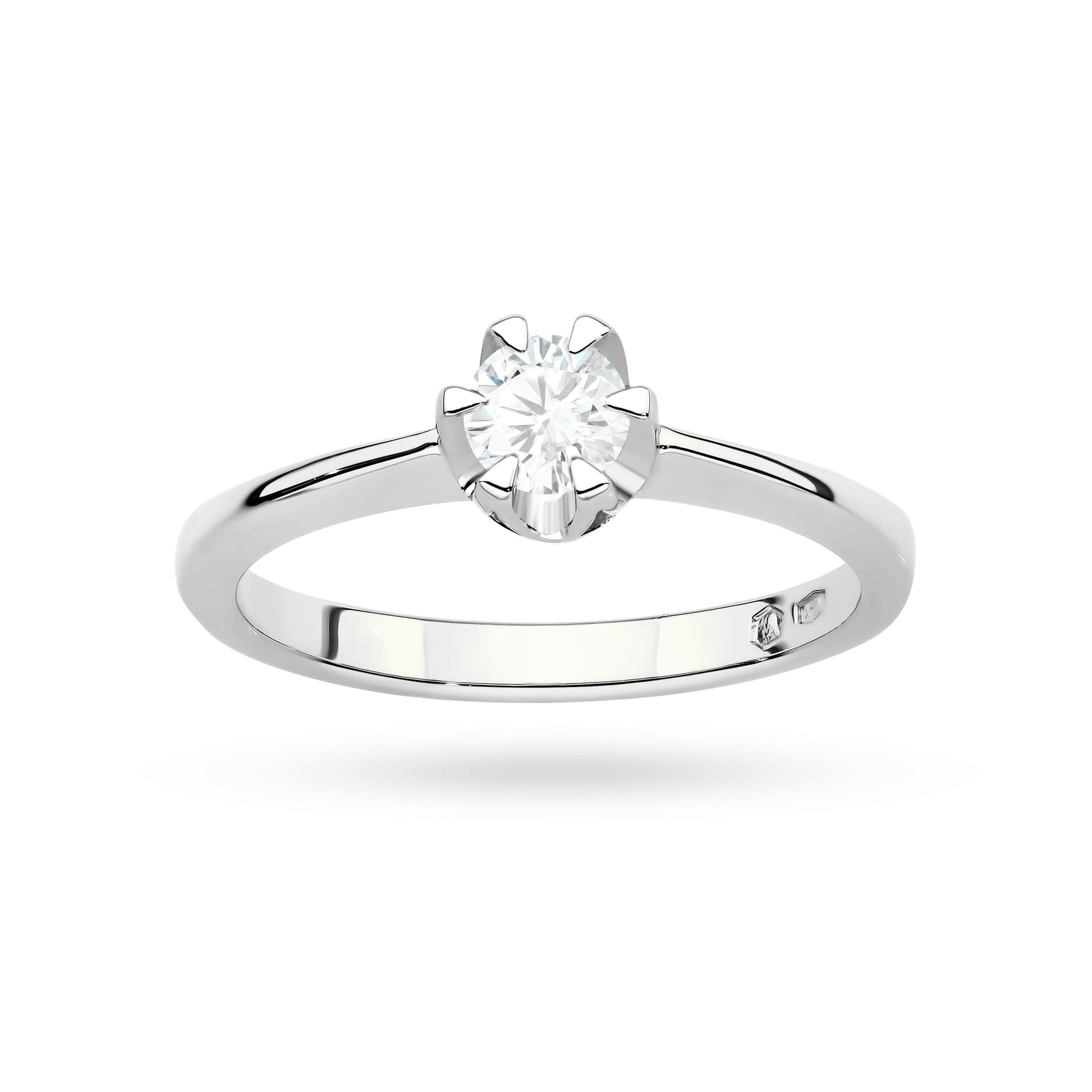 Inel Aur 9K cu Diamant de Laborator 0.40 ct