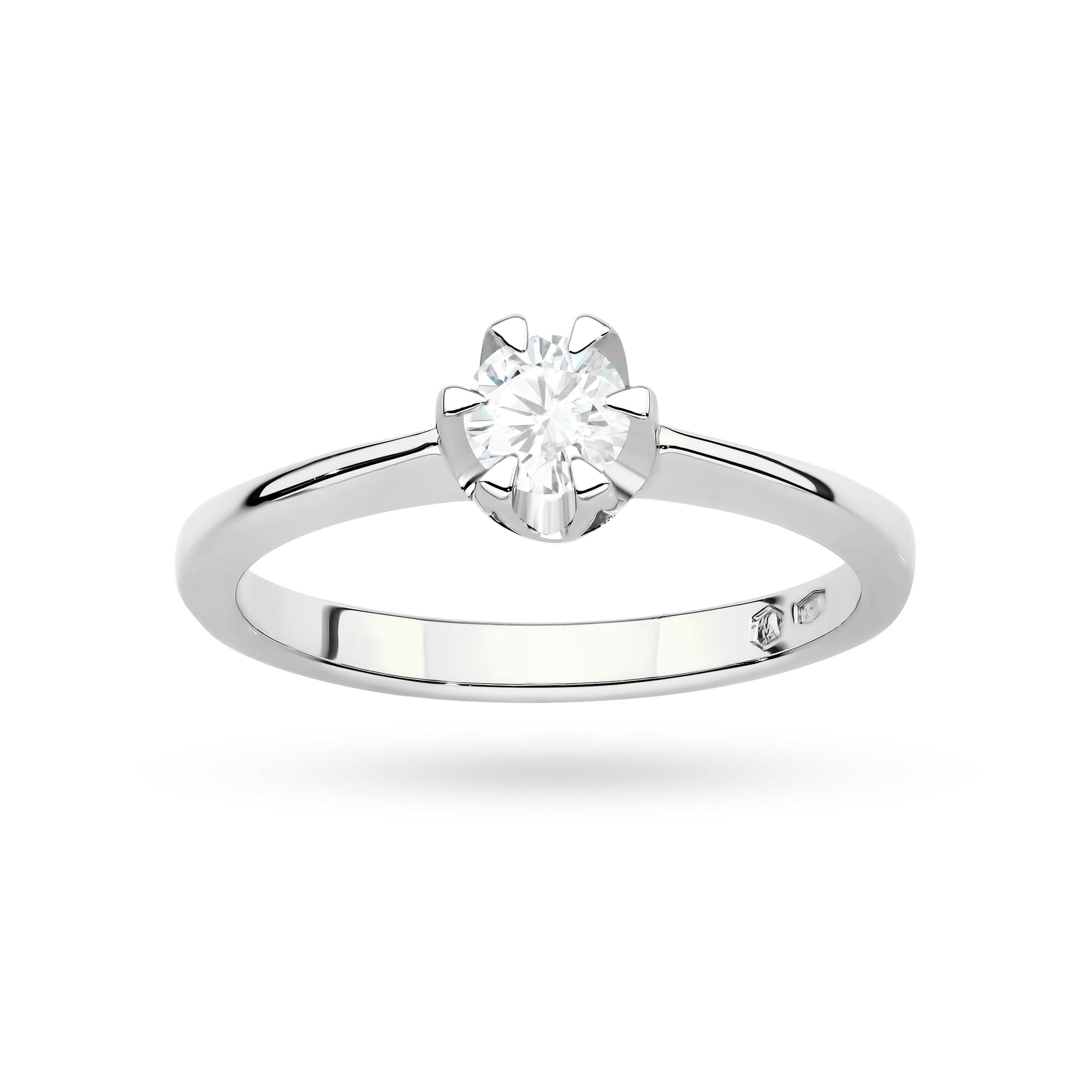 Inel Aur 9K cu Diamant de Laborator 0.40 ct